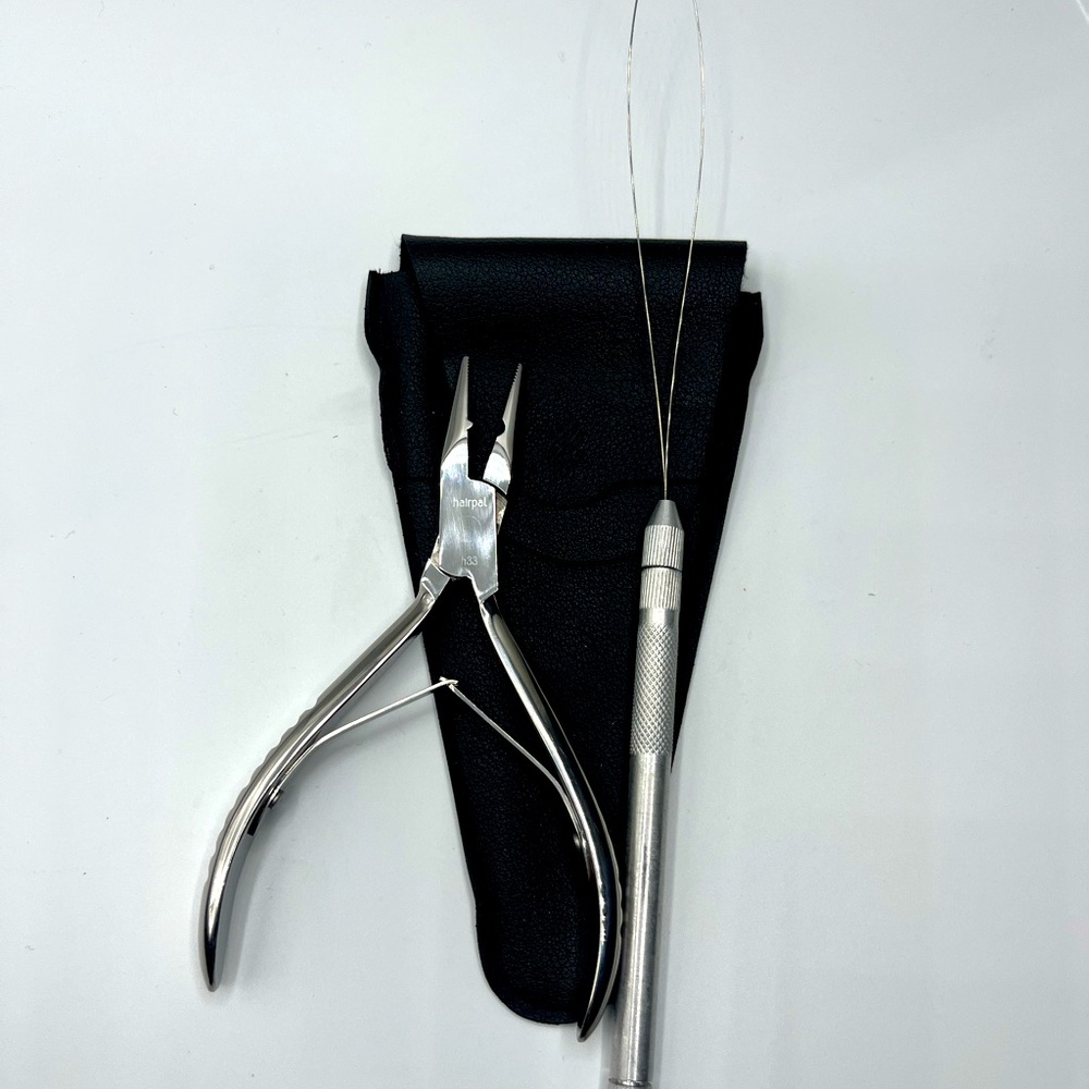 New Hair extension plier and loop tool set. Light weight, professional kit.
